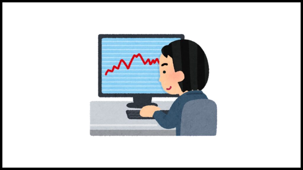PCモニターにへばりつく人